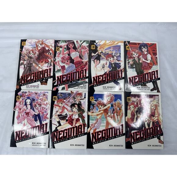 Negima! Magister Magi Del Rey Kodansha English Manga Volume 1-20